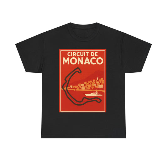 Monaco Circuit Vintage - Heavy Cotton Tee