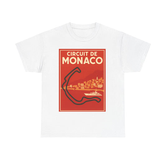 Monaco Circuit Vintage - Heavy Cotton Tee